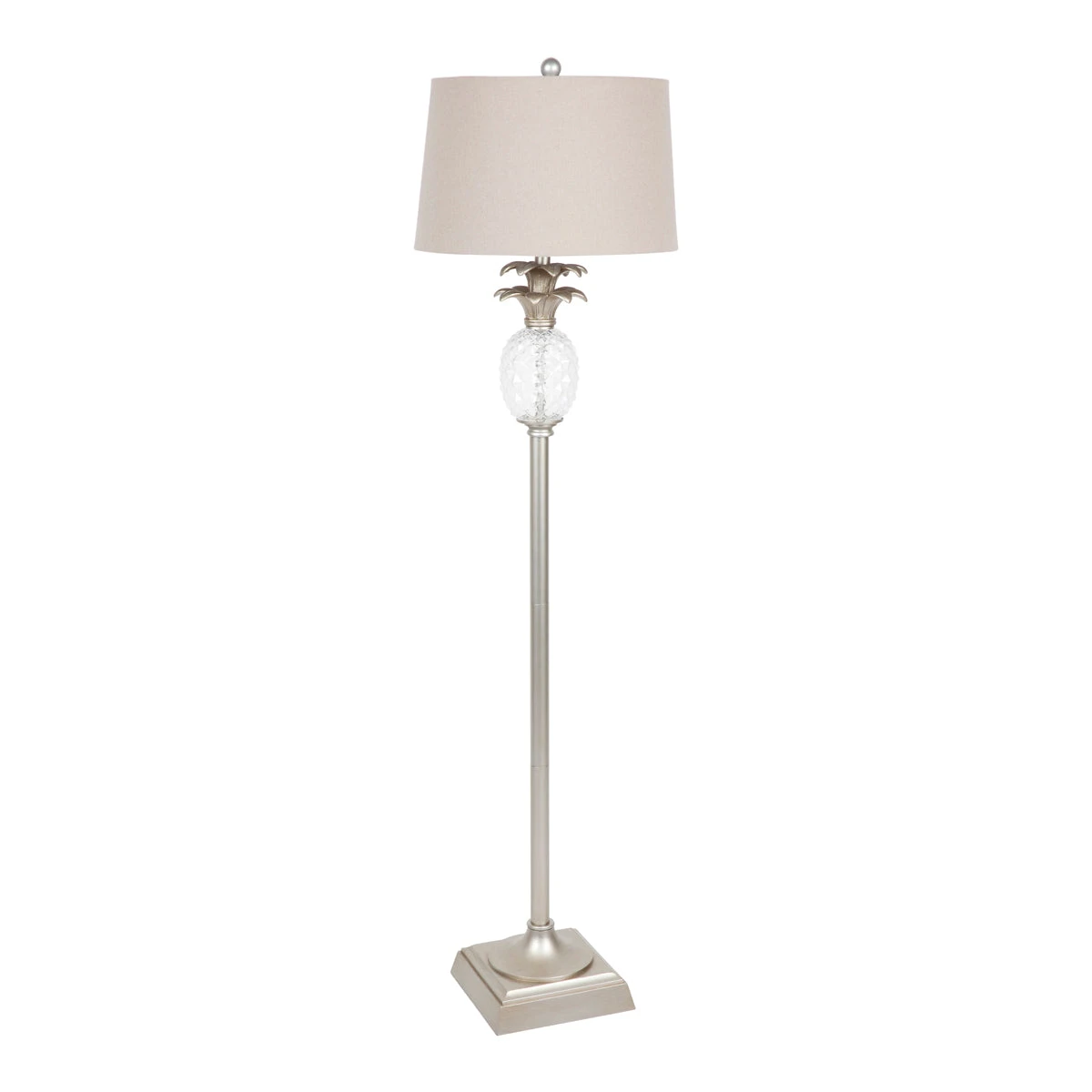Langley Floor Lamp - Antique Silver - Image 3
