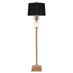 Langley Floor Lamp - Antique Gold