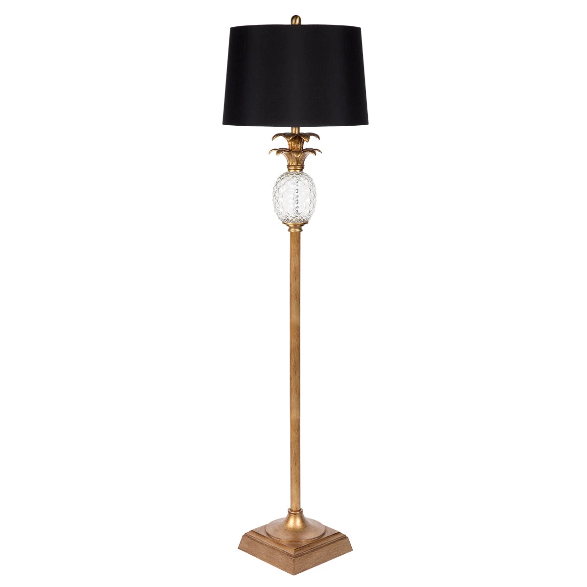 Langley Floor Lamp - Antique Gold - Image 4