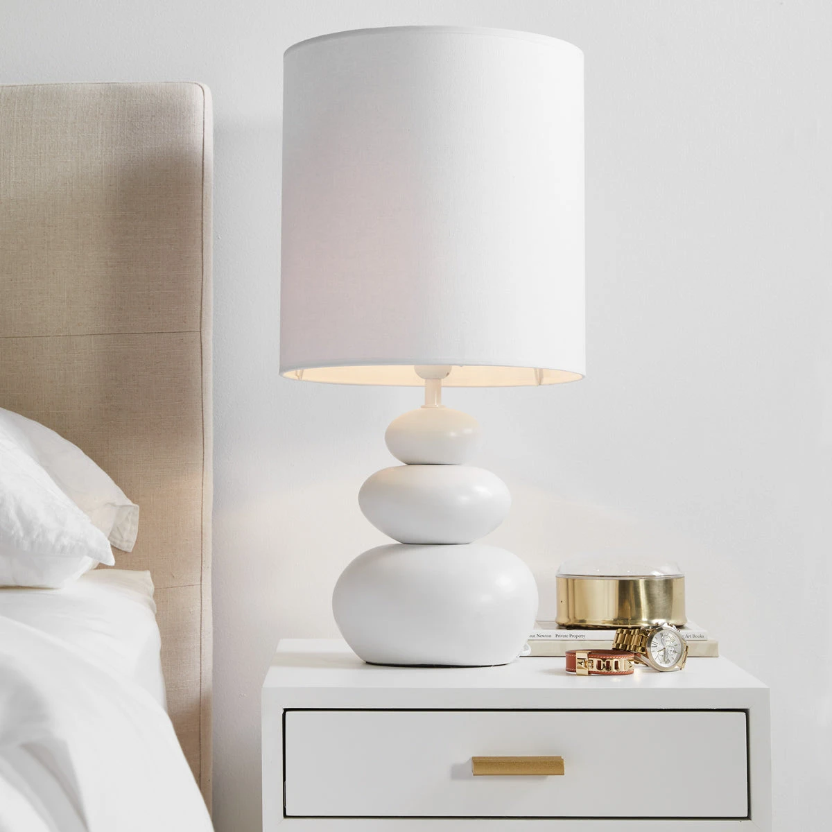 Koa Table Lamp - White Matt Ceramic - Image 2