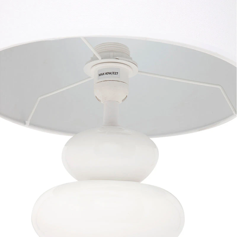 Koa Table Lamp - White Matt Ceramic - Image 4