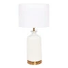 Camille Table Lamp - White