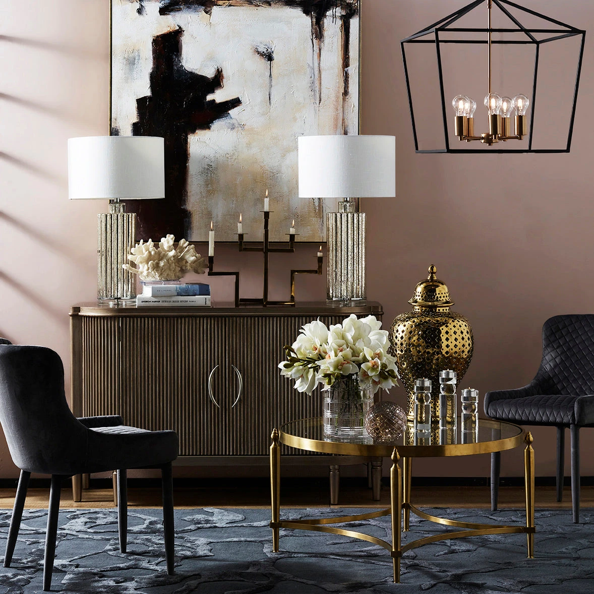 Arielle Buffet - Antique Gold - Image 5