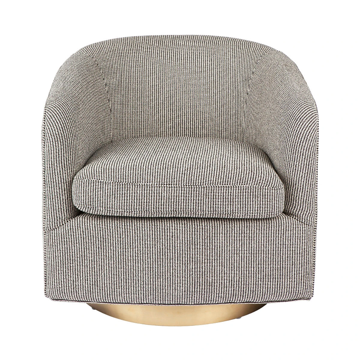 Belvedere Swivel Arm Chair - Black - Image 3