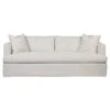 Birkshire 3 Seater Slip Cover Sofa - Off White Linen