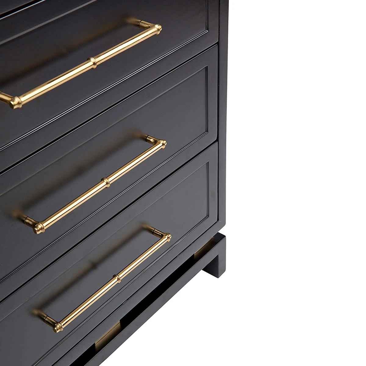 Pearl Bedside Table - Large Black - Image 4