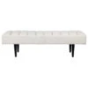 Central Park Bench Ottoman - Natural Linen