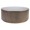 Nomad Round Coffee Table - Antique Gold