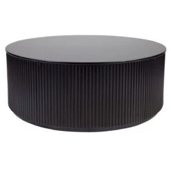 Nomad Round Coffee Table - Black