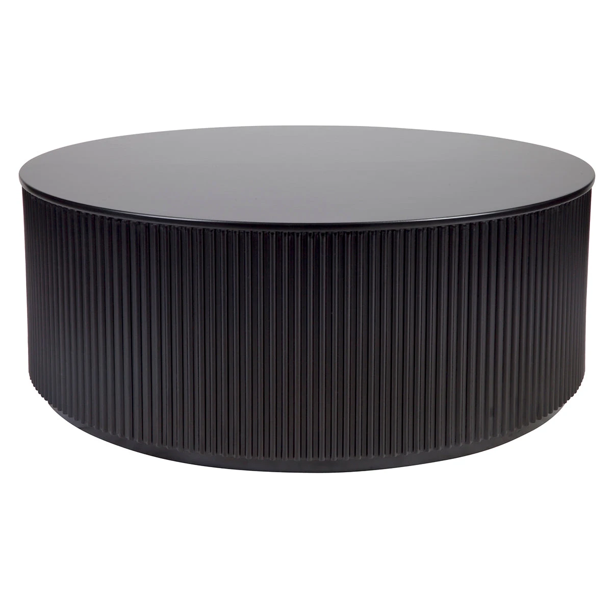 Nomad Round Coffee Table - Black