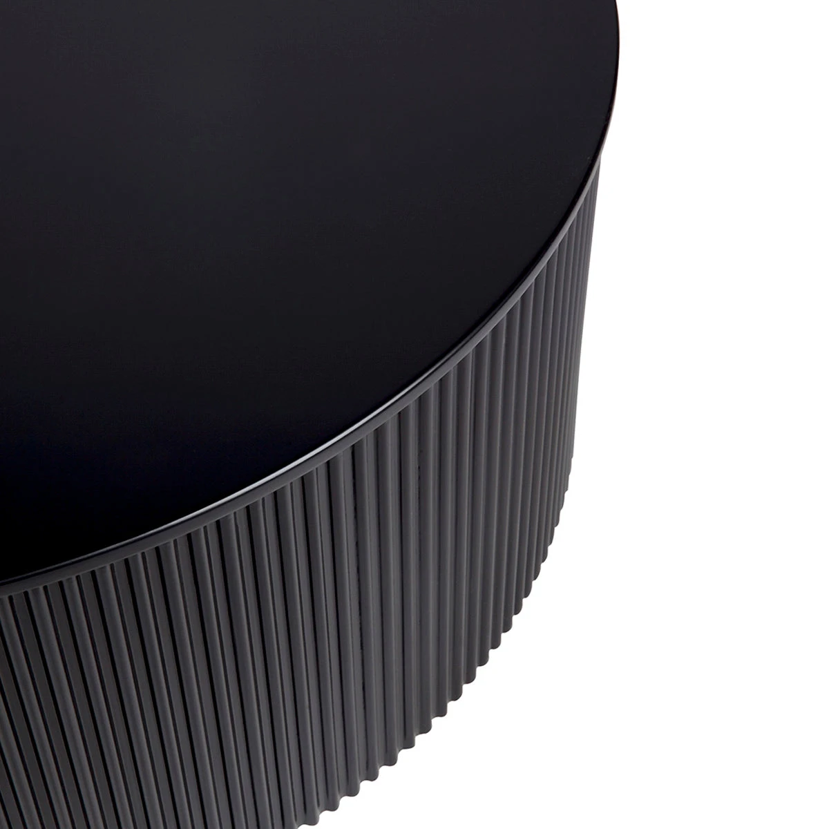 Nomad Round Coffee Table - Black - Image 3