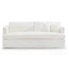 Birkshire 3 Seater Slip Cover Sofa - White Linen