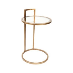 Maxie Side Table - Antique Gold