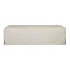 Brighton Slip Cover Bench Ottoman - Natural Linen
