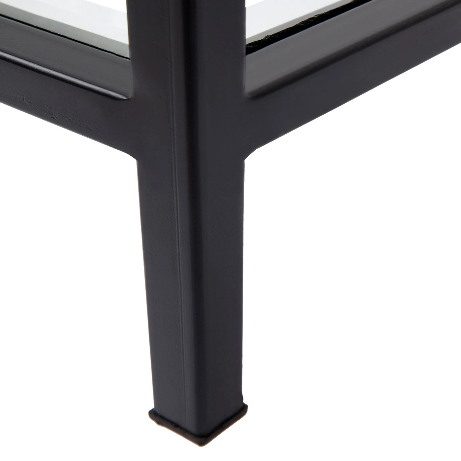 Cocktail Glass Square Side Table - Black - Image 3