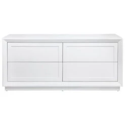 Balmain Oak Chest - White