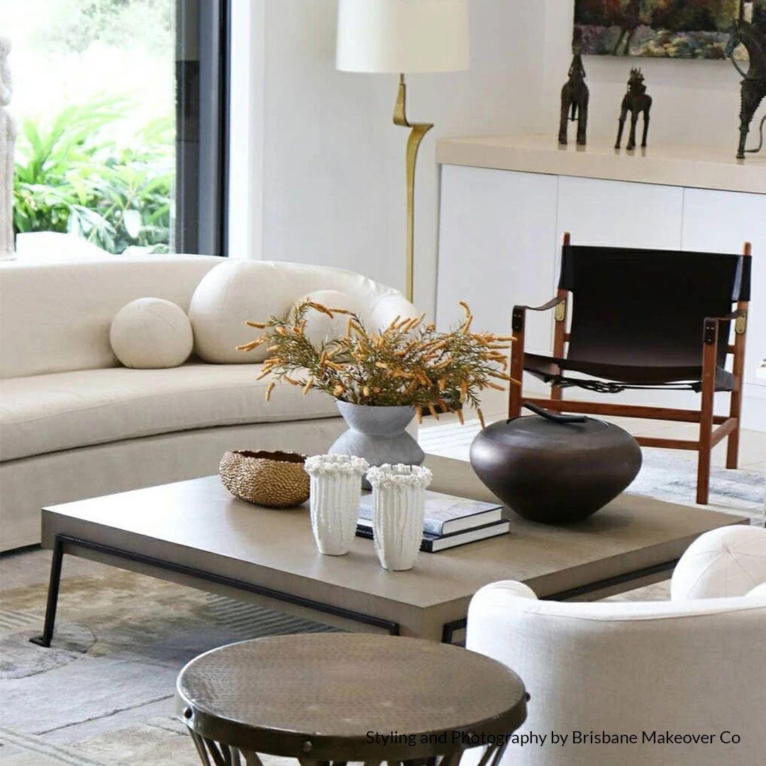 Elle 3 Seater Slip Cover Sofa - Natural Linen - Image 2