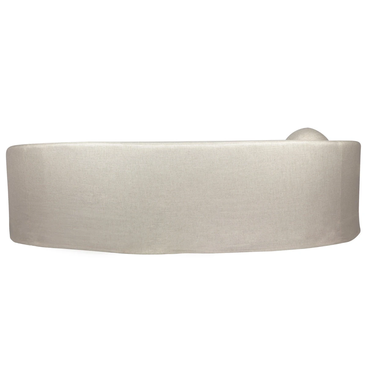 Elle 3 Seater Slip Cover Sofa - Natural Linen - Image 5