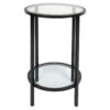Cocktail Glass Petite Side Table - Black