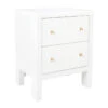 Ariana Bedside Table - Small White