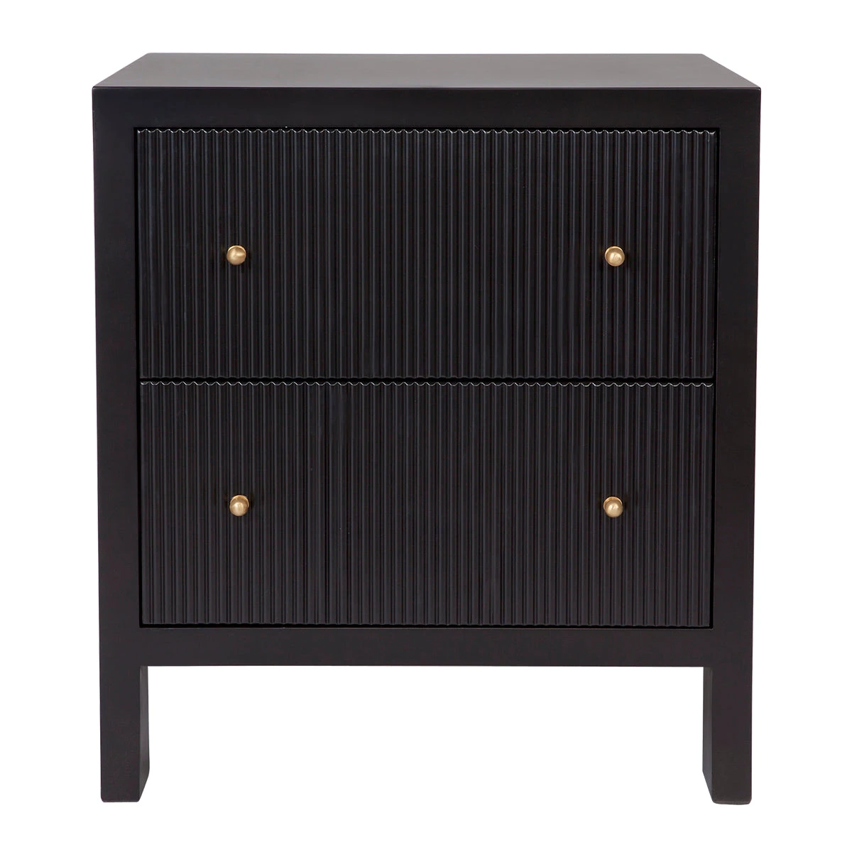 Ariana Bedside Table - Large Black - Image 3