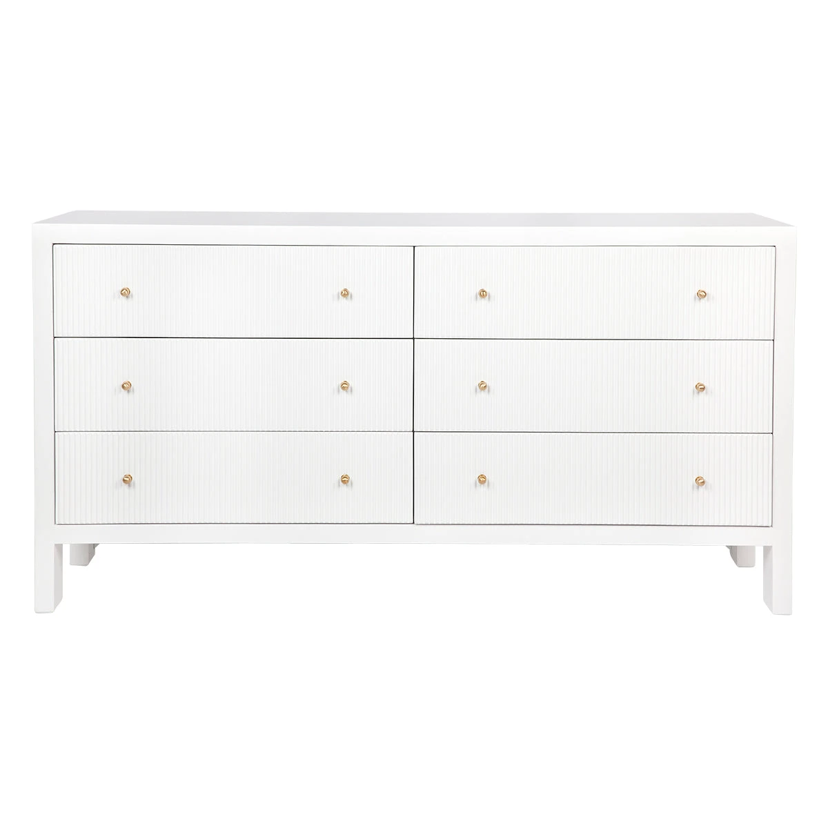 Ariana 6 Drawer Chest - White - Image 3
