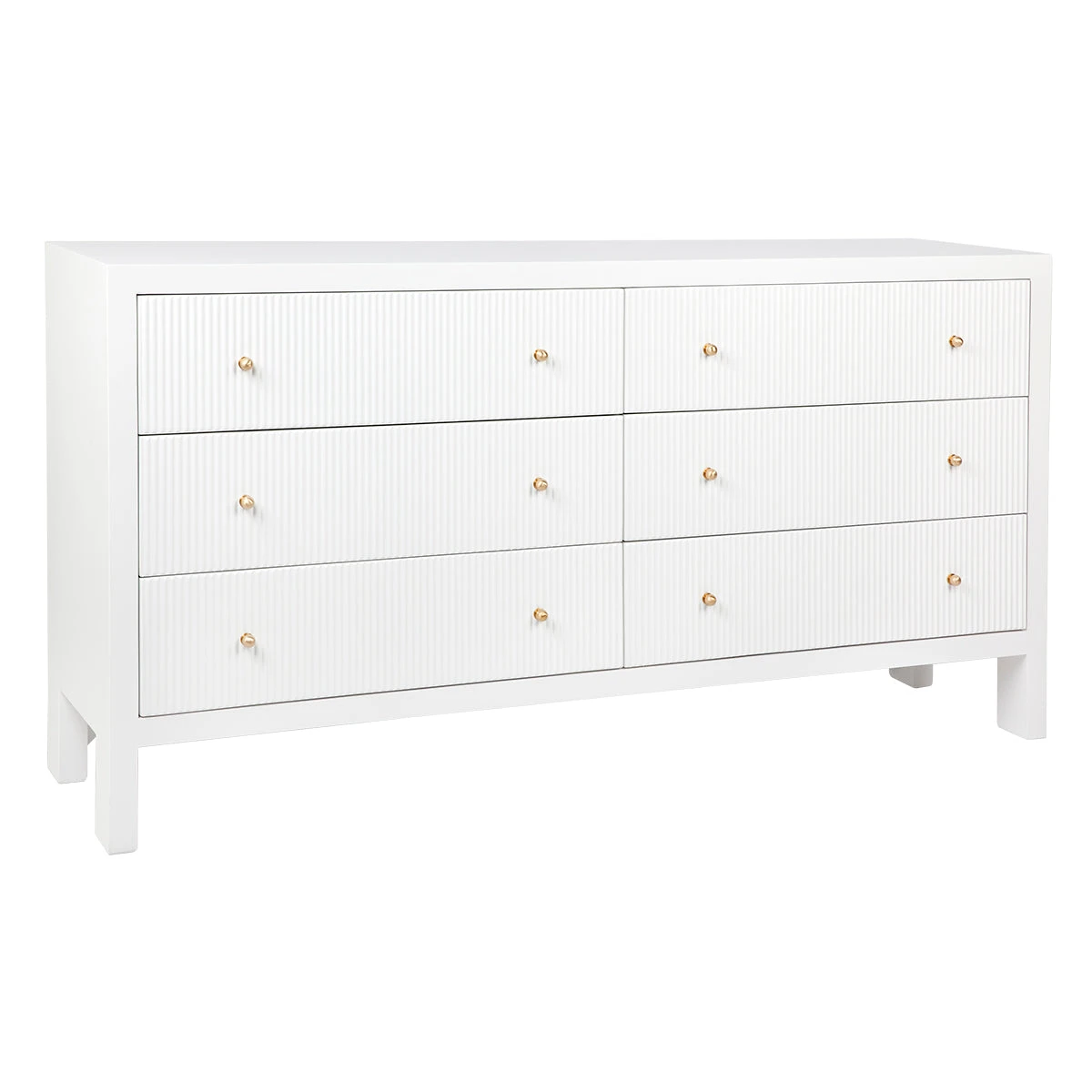 Ariana 6 Drawer Chest - White - Image 4