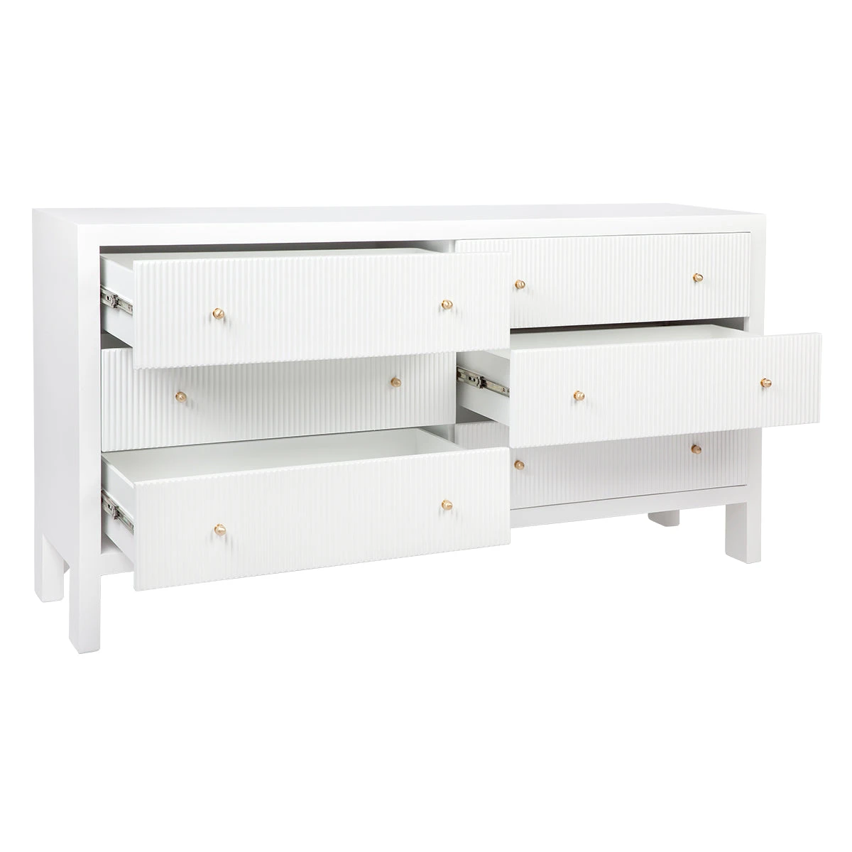 Ariana 6 Drawer Chest - White - Image 2