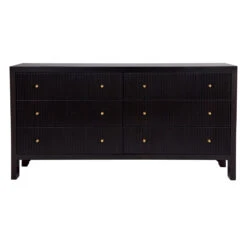 Ariana 6 Drawer Chest - Black 7 Ariana 6 Drawer Chest - Black -Furniture Lighting Deals Store 32651 1