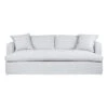 Birkshire 3 Seater Slip Cover Sofa - Grey Linen