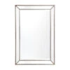 Zeta Wall Mirror - Medium Antique Silver