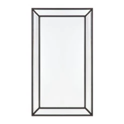 Zeta Wall Mirror - Medium Black