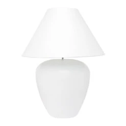 Picasso Table Lamp - White W White Shade