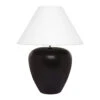 Picasso Table Lamp - Black W White Shade