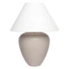 Picasso Table Lamp - Natural W White Shade