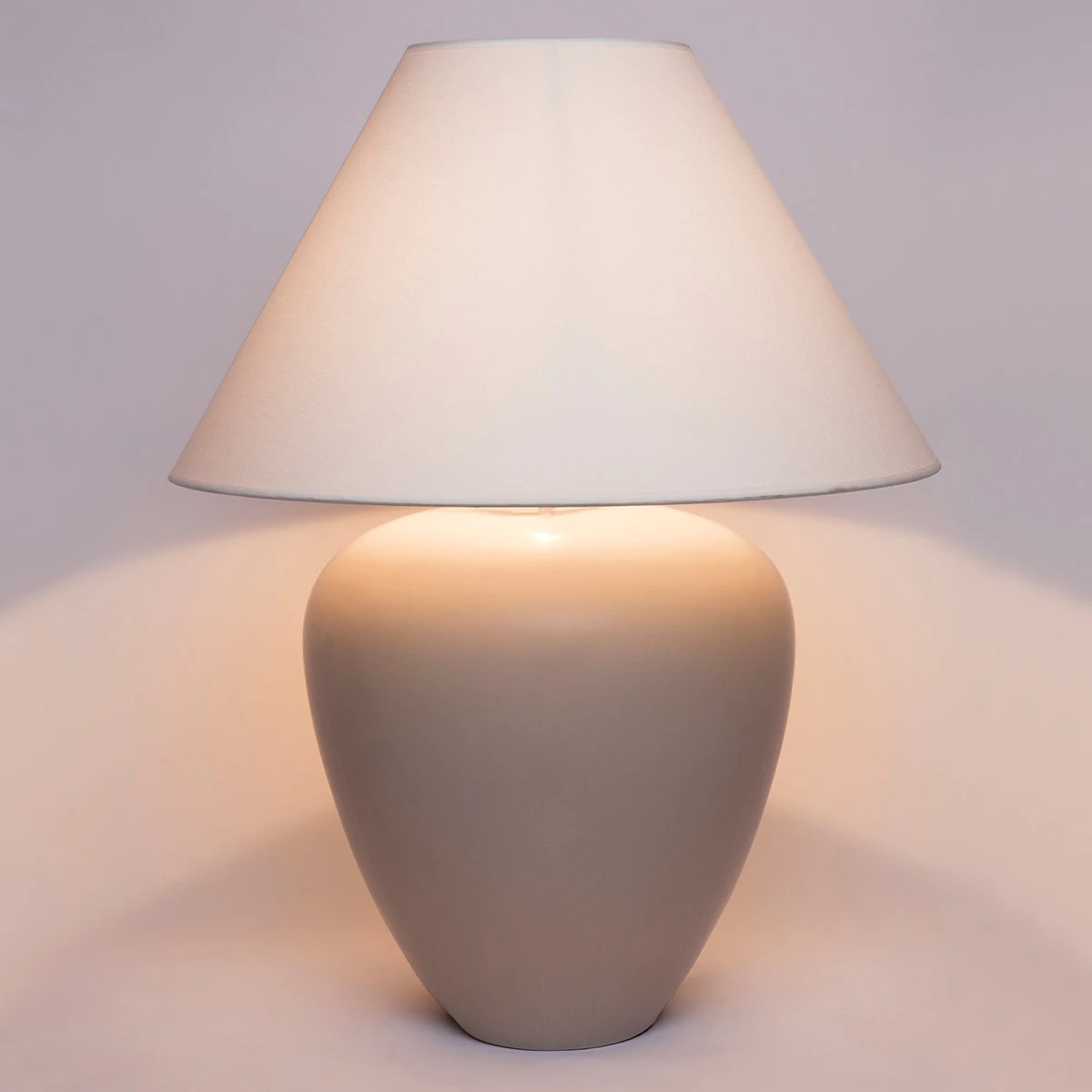 Picasso Table Lamp - Natural W White Shade - Image 3