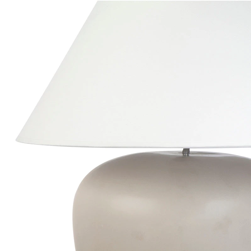 Picasso Table Lamp - Natural W White Shade - Image 4