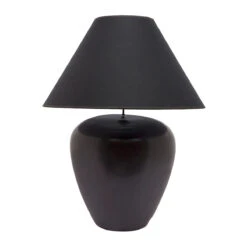 Picasso Table Lamp - Black W Black Shade