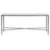 Heston Marble Console Table - Large Black