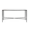 Heston Marble Console Table - Medium Black