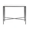 Heston Marble Console Table - Small Black