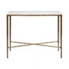 Heston Marble Console Table - Small Brass