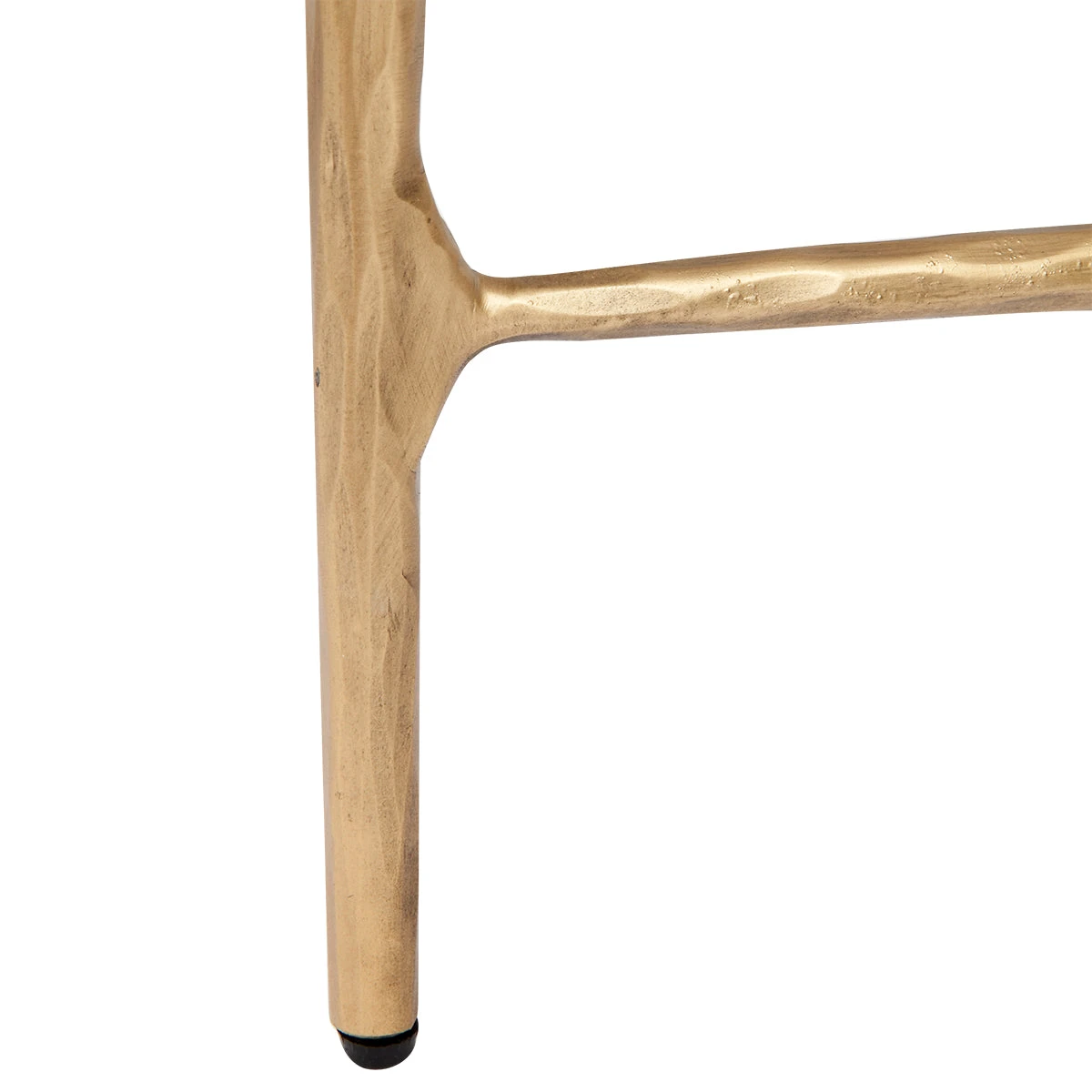 Heston Square Marble Side Table - Brass - Image 5