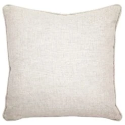 Sass Square Feather Cushion - Caramel Velvet W Natural Linen