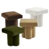 Ace Stool - Ochre Velvet