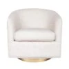 Belvedere Swivel Arm Chair - Natural Tweed