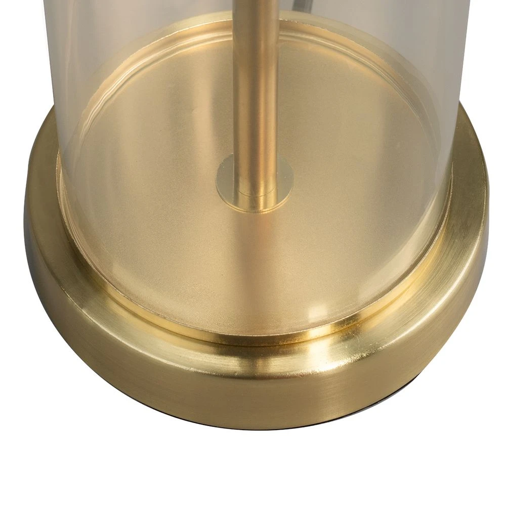 East Side Table Lamp - Brass With White Shade - Image 2