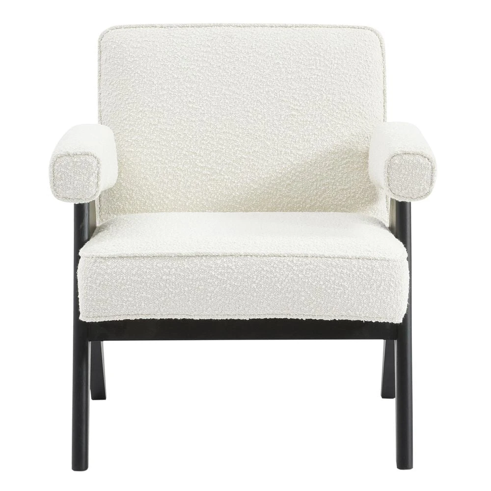 Ambrose Arm Chair - White Boucle - Image 2