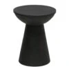 Cayman Mango Wood Side Table - Black