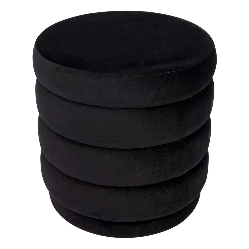Demi Stool - Black Velvet - Image 4